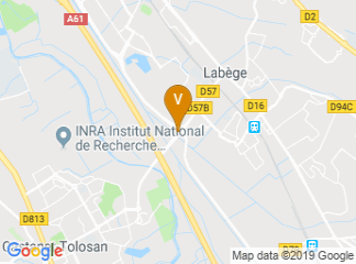 map of Appart'City Confort Toulouse Diagora Labège - Appart Hôtel
