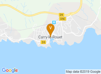map of Village Club Miléade Carry-le-Rouet