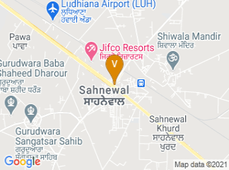 map of Ludhiana Exhibition Centre (LEC) Sahnewal