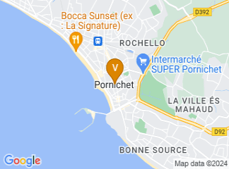 map of Azureva Pornichet - Baie de La Baule