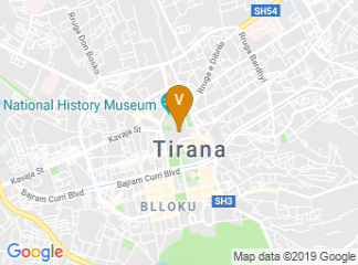 map of Tirana Marriott