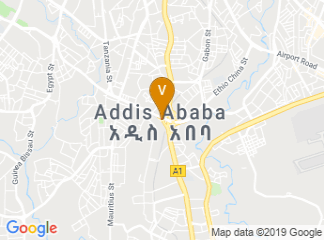 map of Millennium Hall, Addis Ababa, Ethiopia