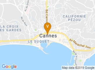 map of Mondrian Cannes