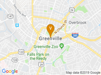 map of Flywheel Coworking Greenville