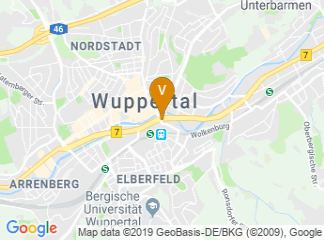 map of Flemings Hotel Wuppertal-Central