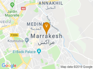 map of Cadi Ayyad University Conference Center – Marrakech (Morocco)
