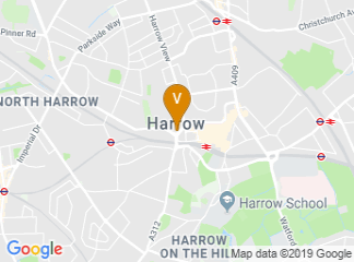 map of London, UK