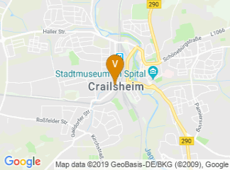 map of Sportgaststatte Jagstaue