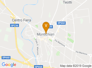 map of Centro Fiera Montichiari