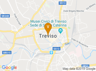 map of Civic Museums of Treviso - Home to Santa Caterina