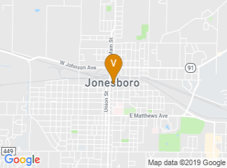 map of Caesars Horseshoe Casino