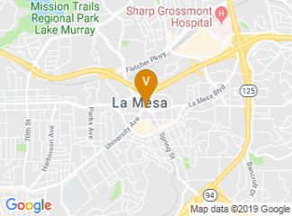 map of Sharp Grossmont Hospital for Women & Newborns