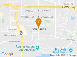 map of Frank G. Bonelli Regional Park