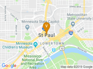 map of Drury Plaza Hotel St. Paul Downtown