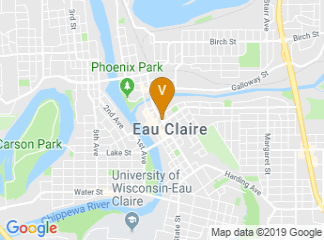map of Eau Claire Expo Center