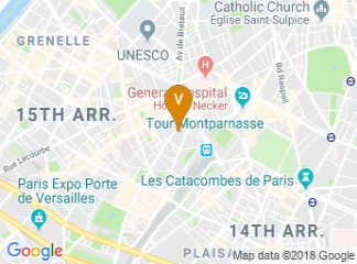 map of Institute Pasteur