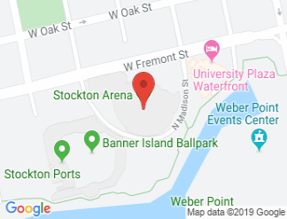 map of Stockton Arena