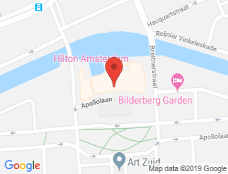 map of Hilton Amsterdam