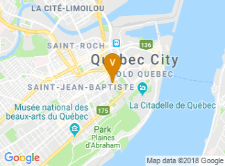 map of Hilton Quebec