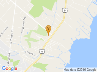 map of Seaview Resort and Spa in Galloway
