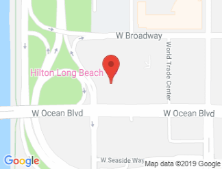 map of Hilton Long Beach