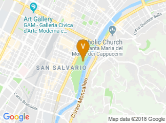map of Castello del Valentino