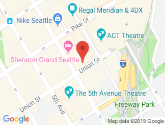 map of Sheraton Seattle Hotel