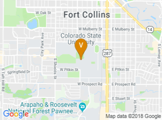 map of Colorado State University