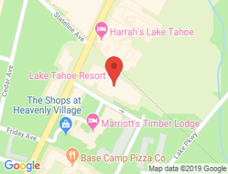 map of Lake Tahoe Resort Hotel