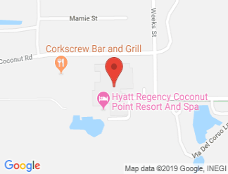 map of Hyatt Regency Coconut Point Resort and Spa