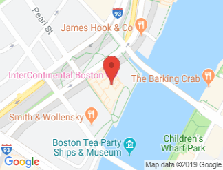 map of InterContinental Boston