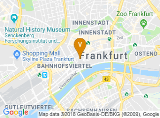 map of Steigenberger Frankfurter Hof