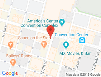 map of Marriott St. Louis Grand