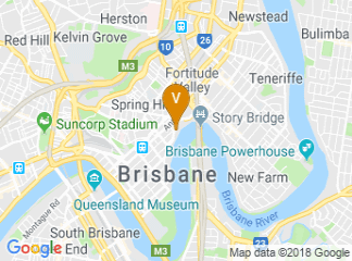 map of Brisbane Marriott Hotel
