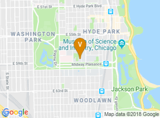 map of The University of Chicago