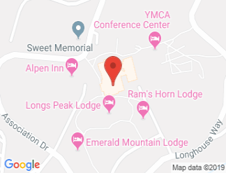 map of YMCA of the Rockies Estes Park Center