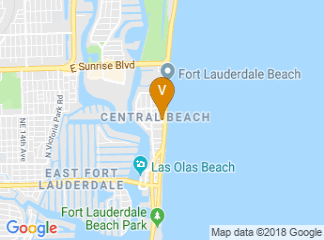 map of Hilton Fort Lauderdale Beach Resort