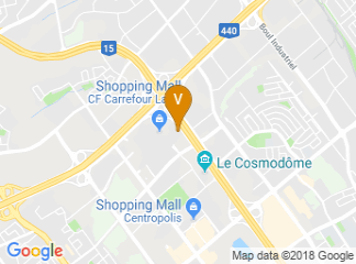 map of Sheraton Laval Hotel