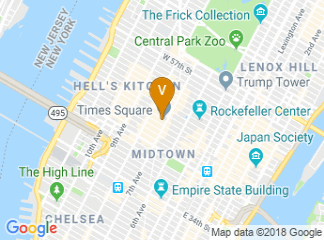 map of W New York - Times Square