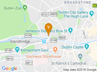 map of Ashling Hotel Dublin