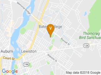 map of Bates College
