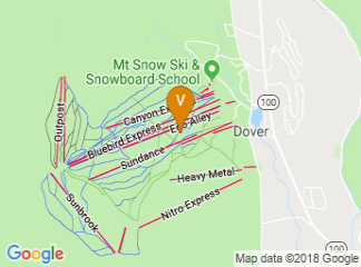 map of Mount Snow