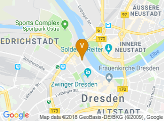 map of Maritim Hotel Dresden