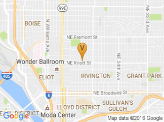 map of North Park Blocks