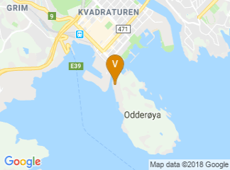 map of Kilden teater- og konserthus
