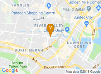 map of Four Points by Sheraton Singapore Riverview