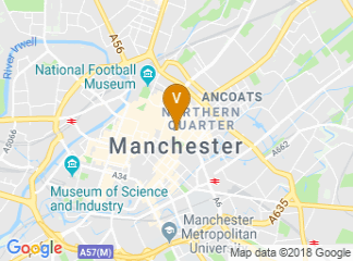 map of Britannia Sachas Hotel Manchester