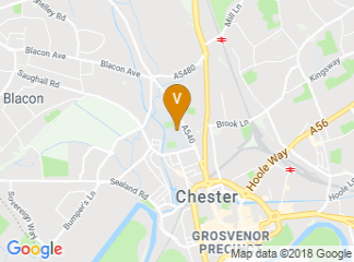 map of University of Chester