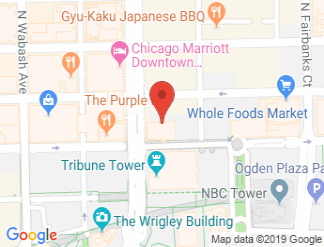 map of InterContinental Chicago Magnificent Mile