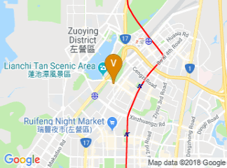 map of Lian Tan Kaohsiung international Club